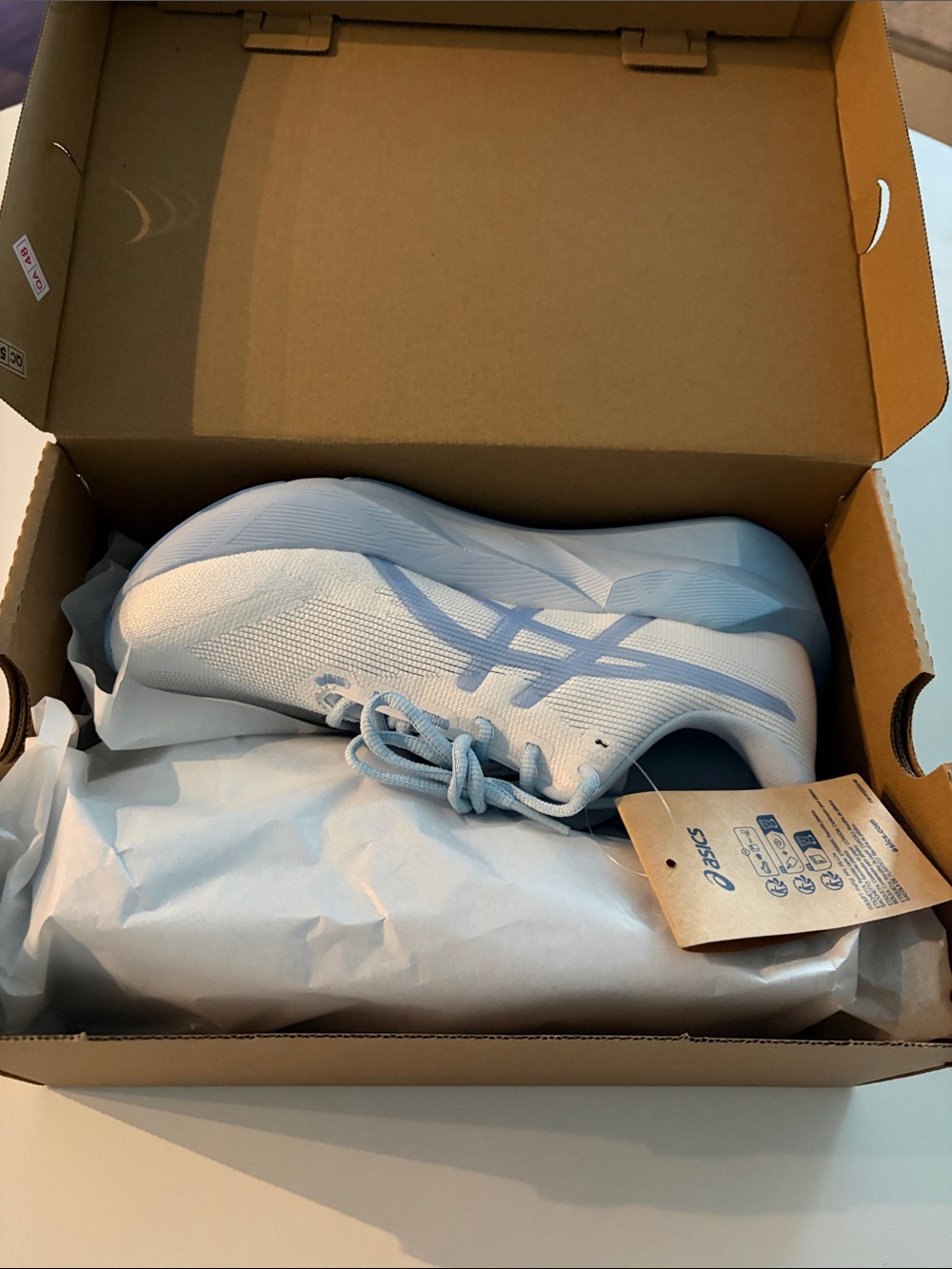 Asics Novablast 6 Women's Running Shoes Size 8 NEW in Box Blue - Picture 3 of 11
